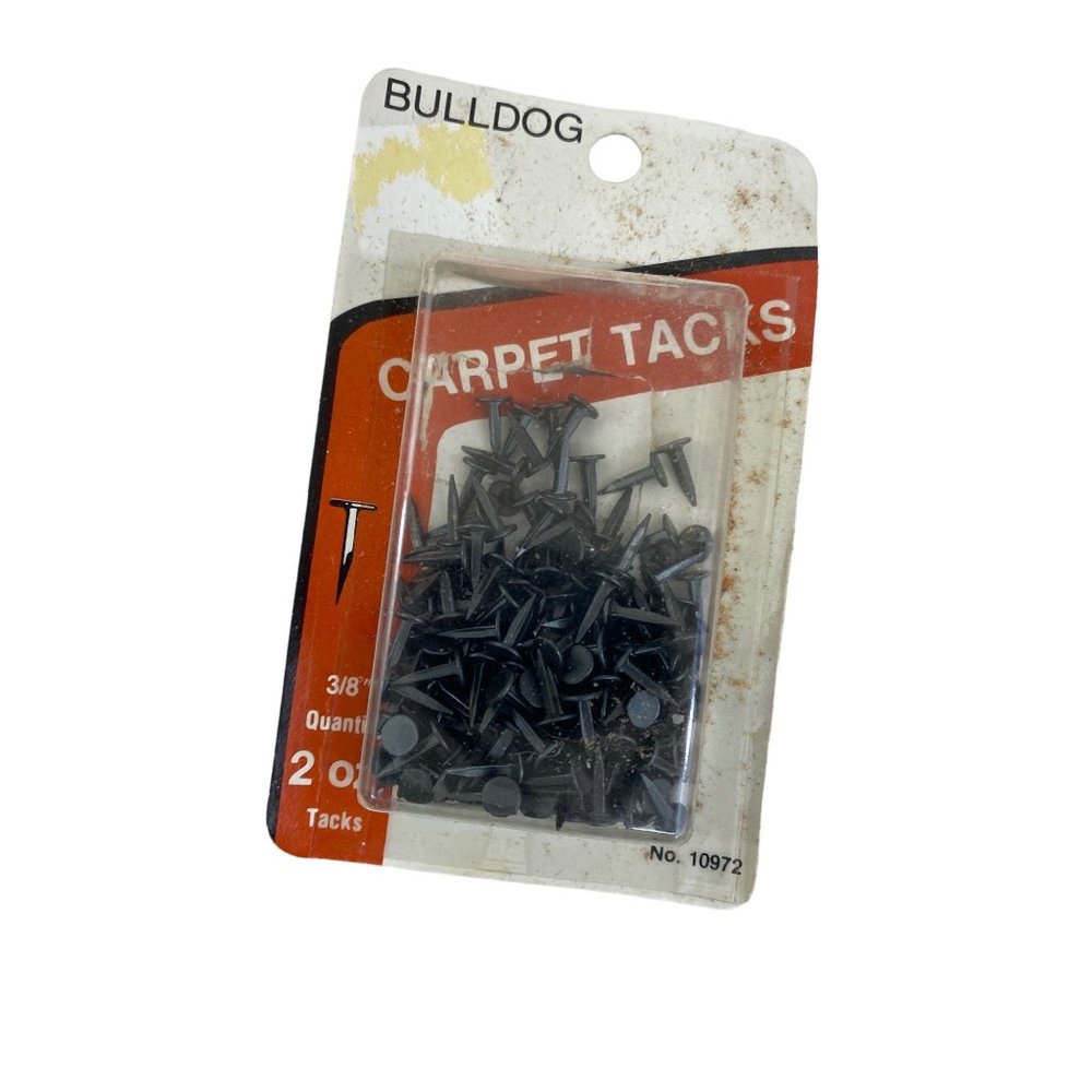 Vintage NOS bulldog carpet tacks NIP